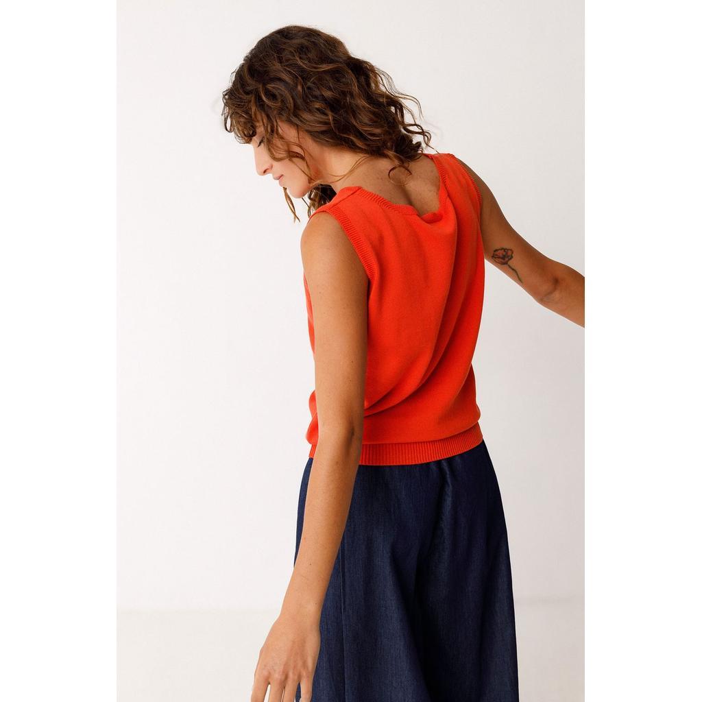 SKFK Maindi Shirt Top Damen orange
